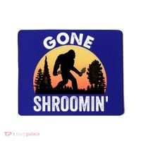 Morel Mushroom Hunter Gone Shroomin Funny Sasquatch Foraging Gift Mousepad thumb 0