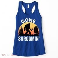 Morel Mushroom Hunter Gone Shroomin Funny Sasquatch Foraging Gift Women's Tank Top thumb 0