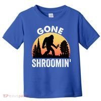 Morel Mushroom Hunter Gone Shroomin Funny Sasquatch Foraging Gift Toddler T-Shirt thumb 0