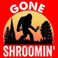 Morel Mushroom Hunter Gone Shroomin Funny Sasquatch Foraging Gift Santa Hat thumb 1