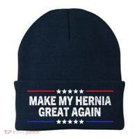 Make My Hernia Great Again Funny Surgery Injury Recovery Beanie thumb 0