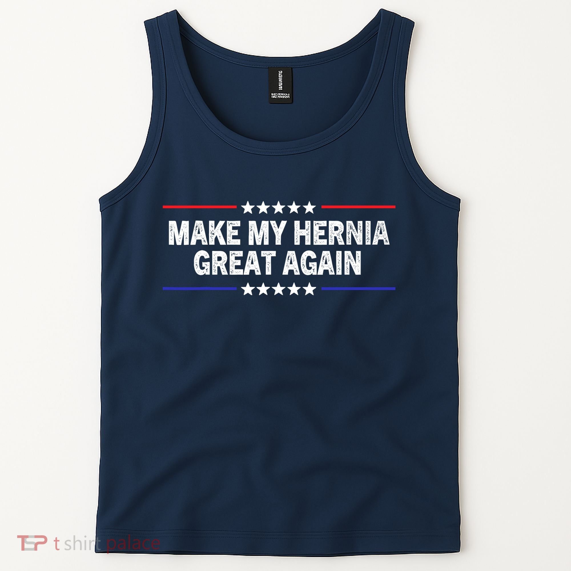 Make My Hernia Great Again Funny Surgery Injury Recovery Tank Top