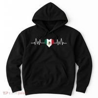 Mexico Mexican Heart Beat Pulse Hoodie thumb 0