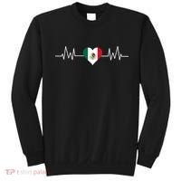 Mexico Mexican Heart Beat Pulse Sweatshirt thumb 0