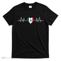 Mexico Mexican Heart Beat Pulse T-Shirt thumb 0