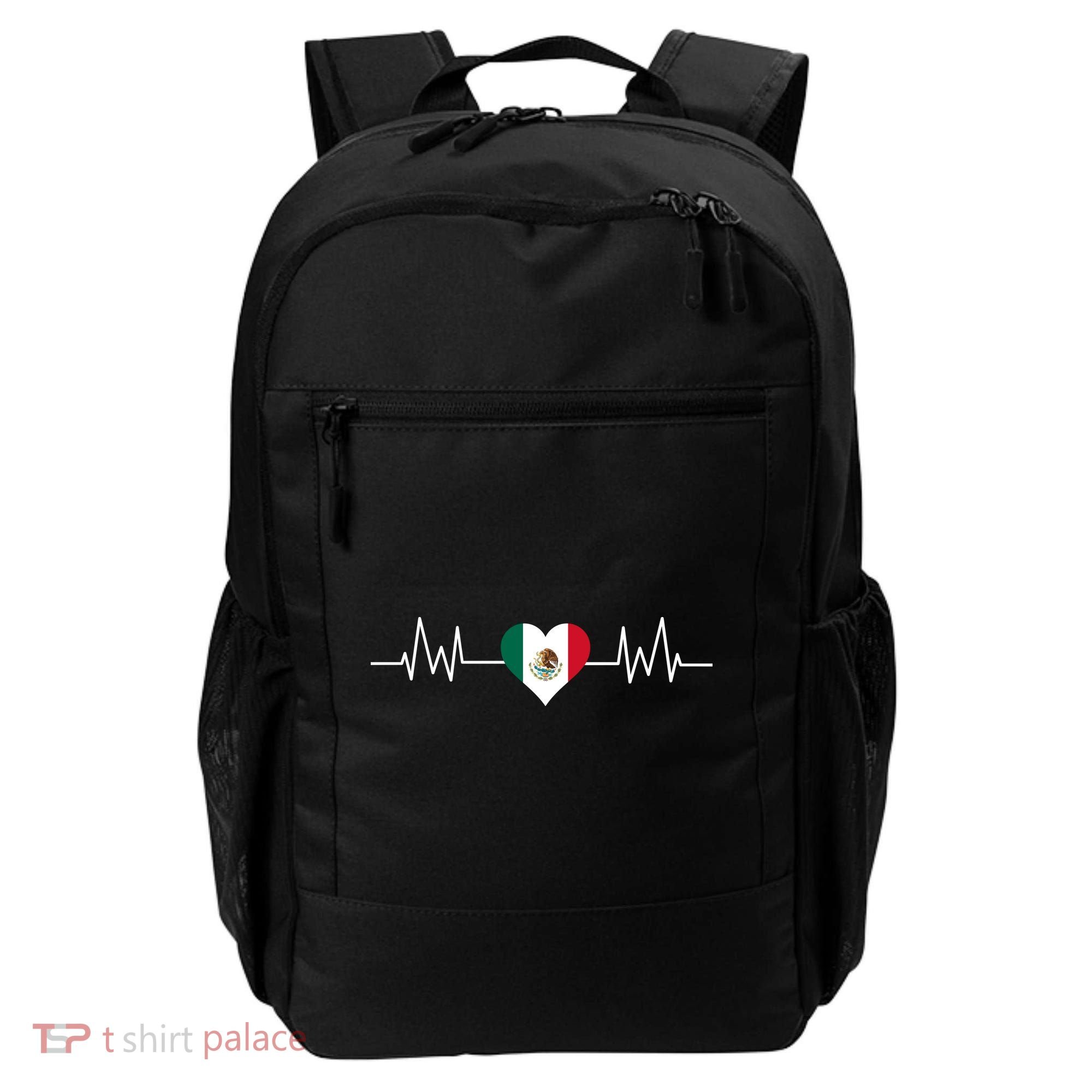 Mexico Mexican Heart Beat Pulse Backpack