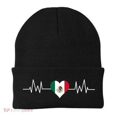 Mexico Mexican Heart Beat Pulse Beanie