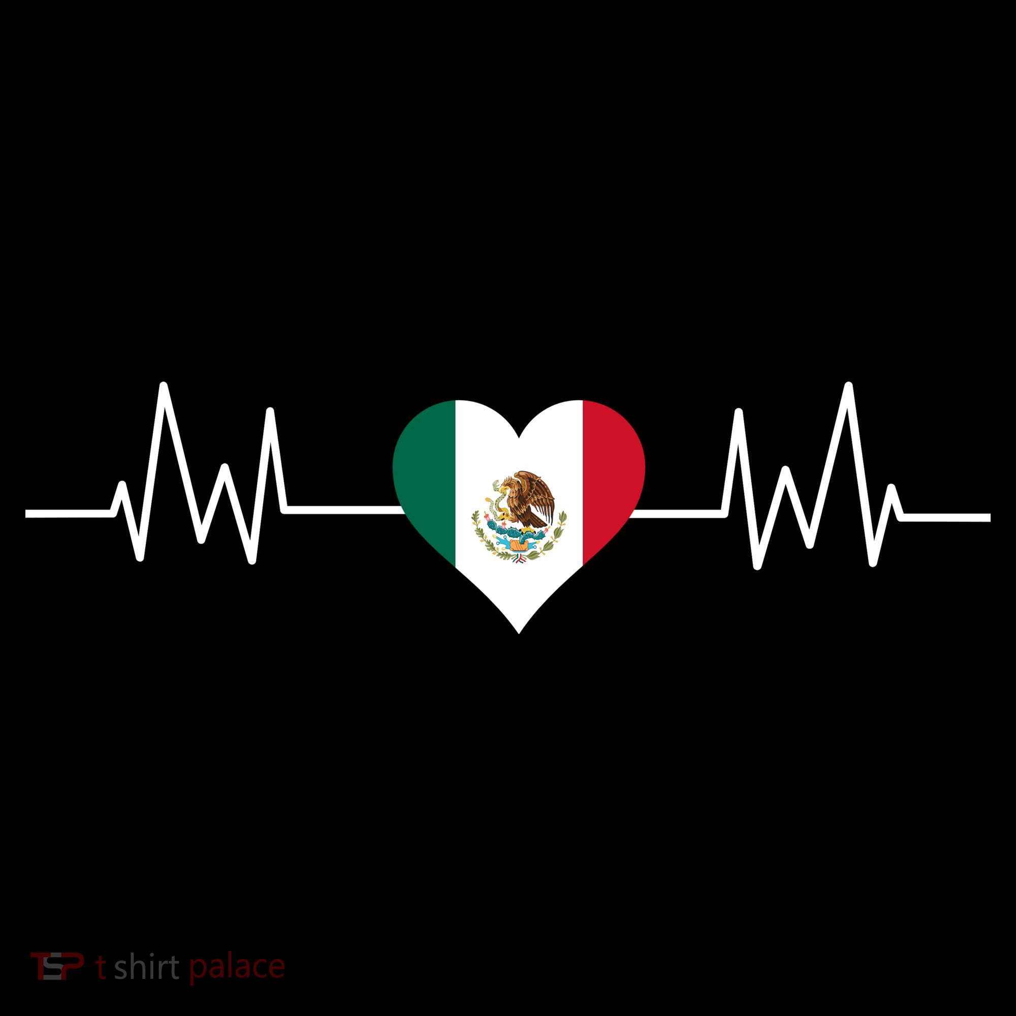 Mexico Mexican Heart Beat Pulse Coaster