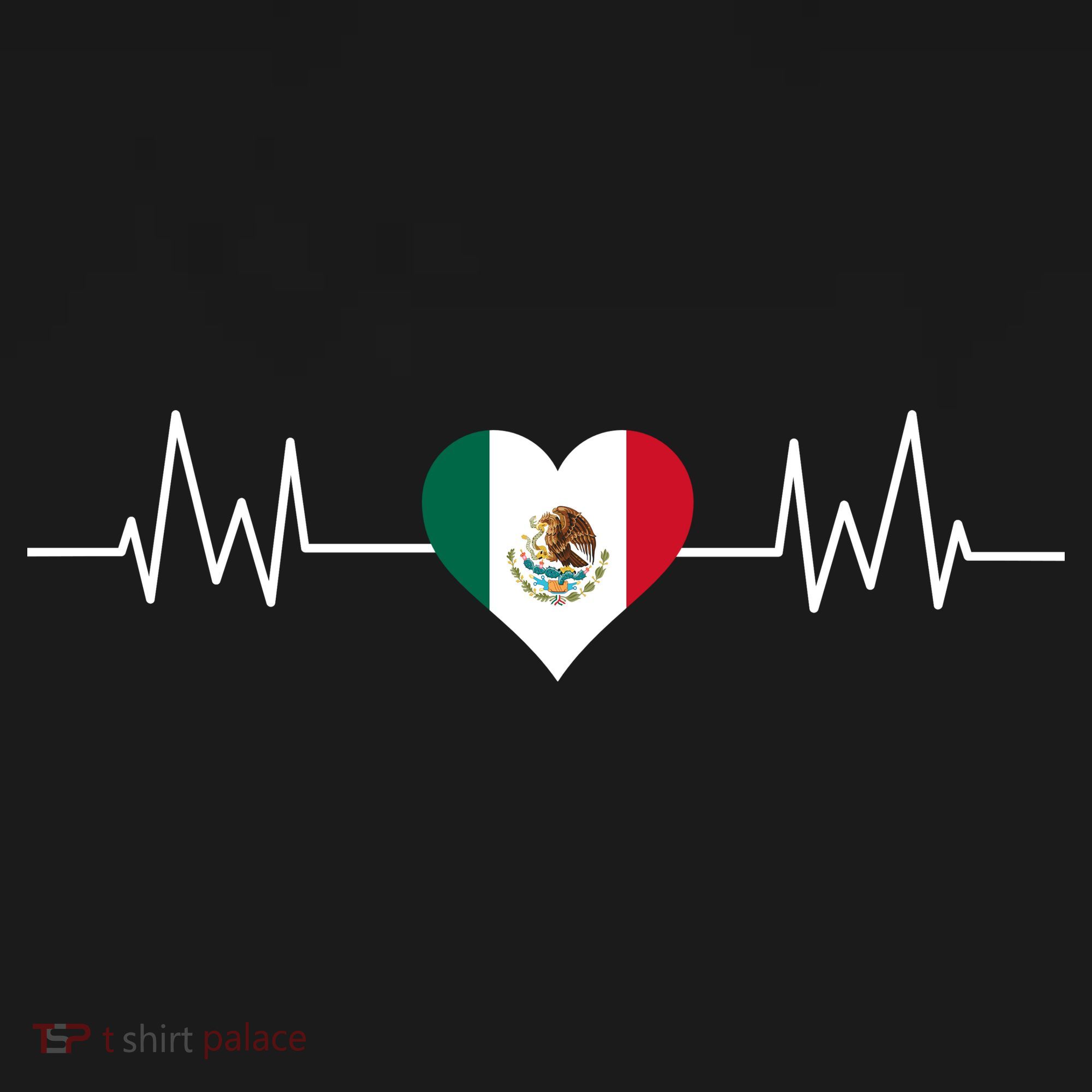 Mexico Mexican Heart Beat Pulse Pajama Set