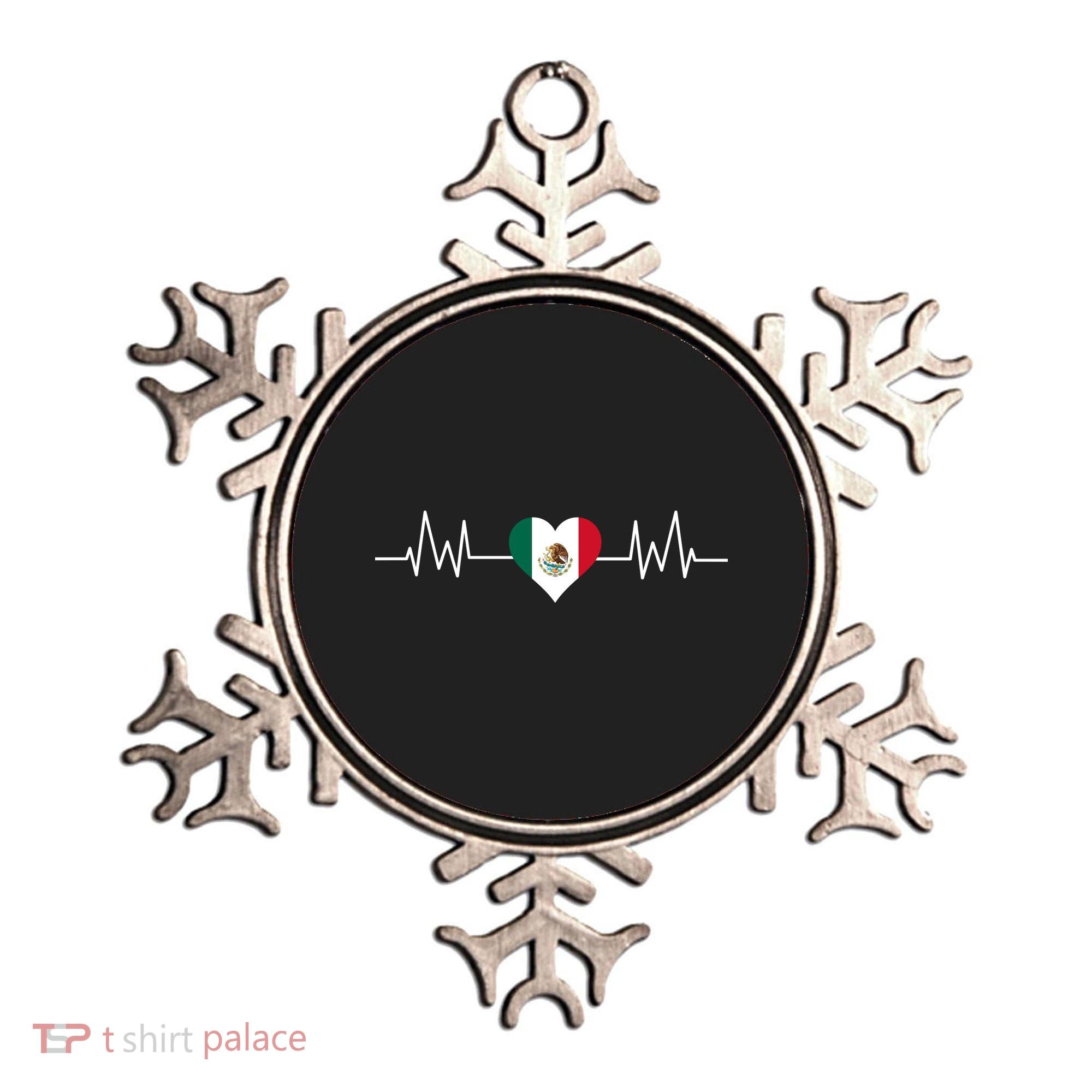 Mexico Mexican Heart Beat Pulse Ornament