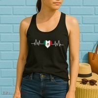 Mexico Mexican Heart Beat Pulse Women's Tank Top thumb 2