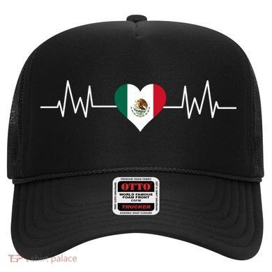 Mexico Mexican Heart Beat Pulse Hat