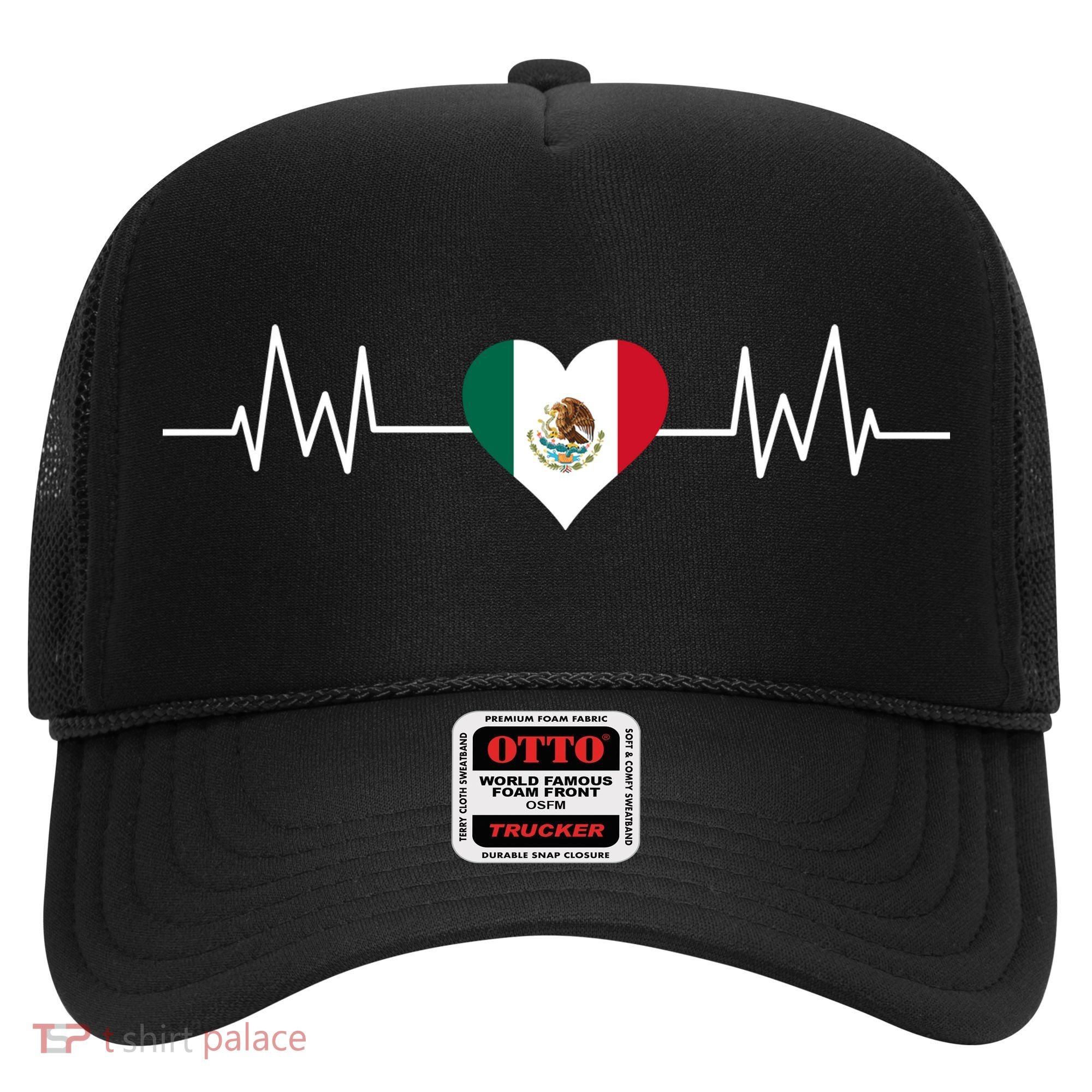 Mexico Mexican Heart Beat Pulse Hat