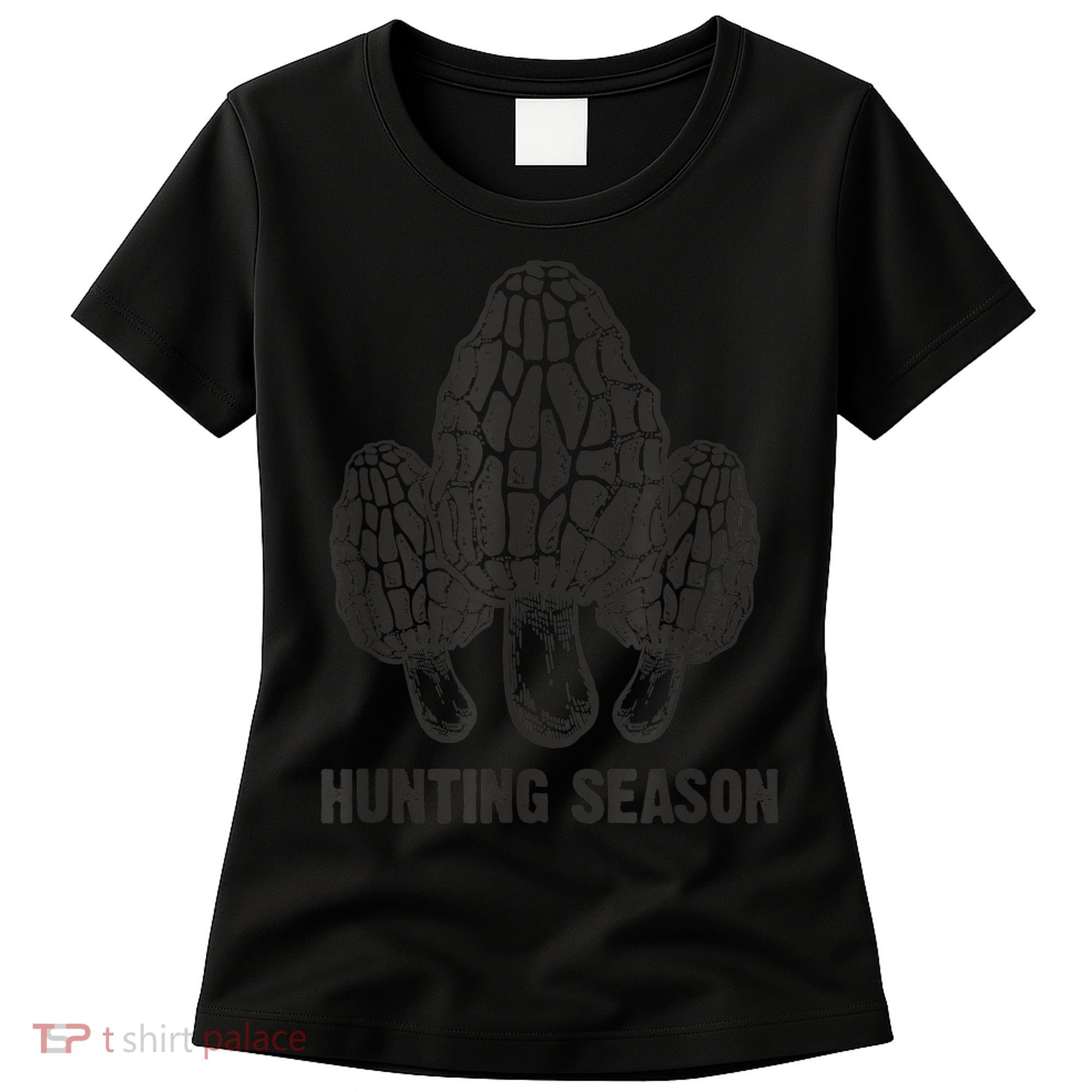 Morel Mushroom Hunting Season Funny Morchella Foraging Gift Women's T-Shirt