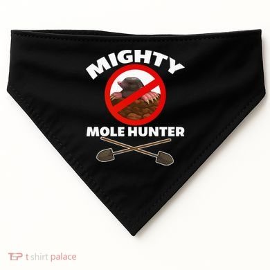 Mighty Mole Hunter USA-Made Doggie Bandana