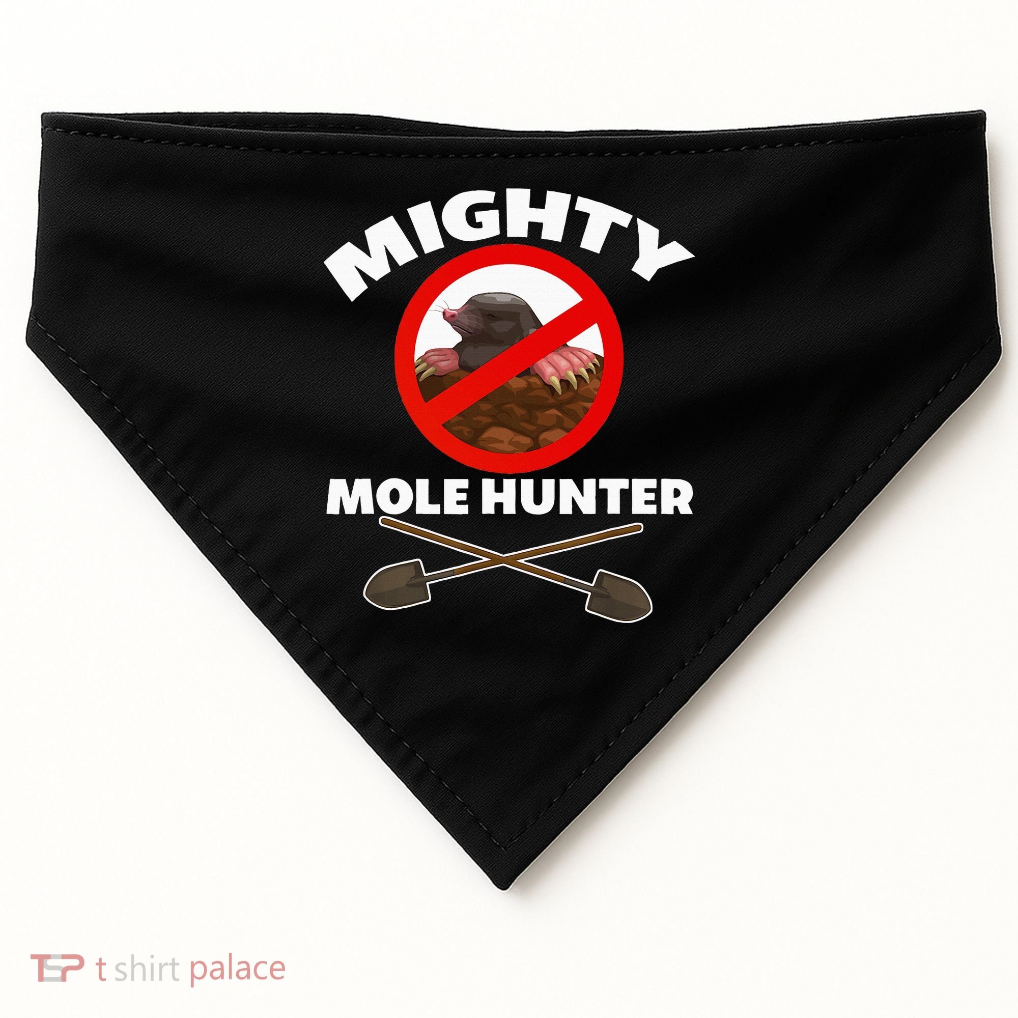 Mighty Mole Hunter USA-Made Doggie Bandana