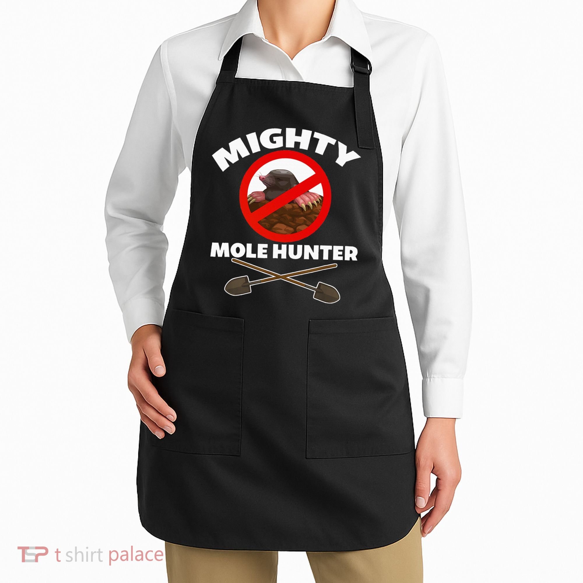Mighty Mole Hunter Apron