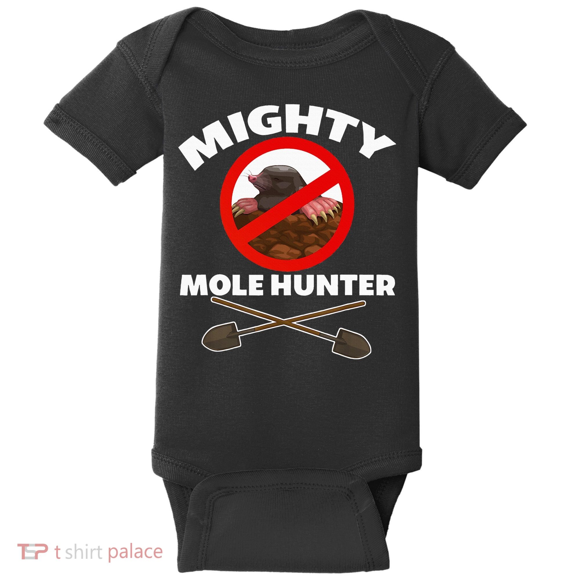 Mighty Mole Hunter Baby Bodysuit