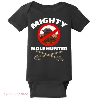 Mighty Mole Hunter Baby Bodysuit