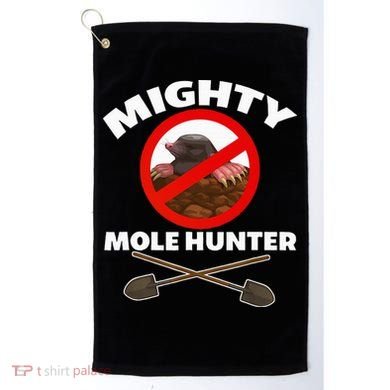 Mighty Mole Hunter Golf Towel