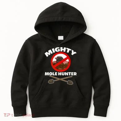 Mighty Mole Hunter Kids Hoodie