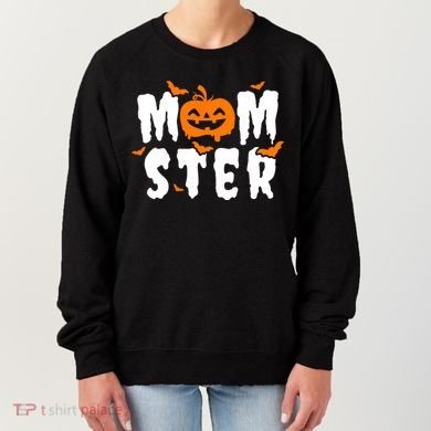 Monster Mom Halloween Pumpkin Women's Sweatshirt