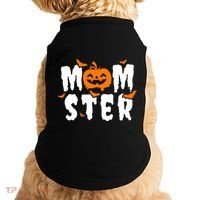Monster Mom Halloween Pumpkin Doggie Tank thumb 0