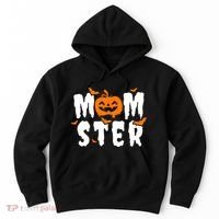 Monster Mom Halloween Pumpkin Hoodie thumb 0
