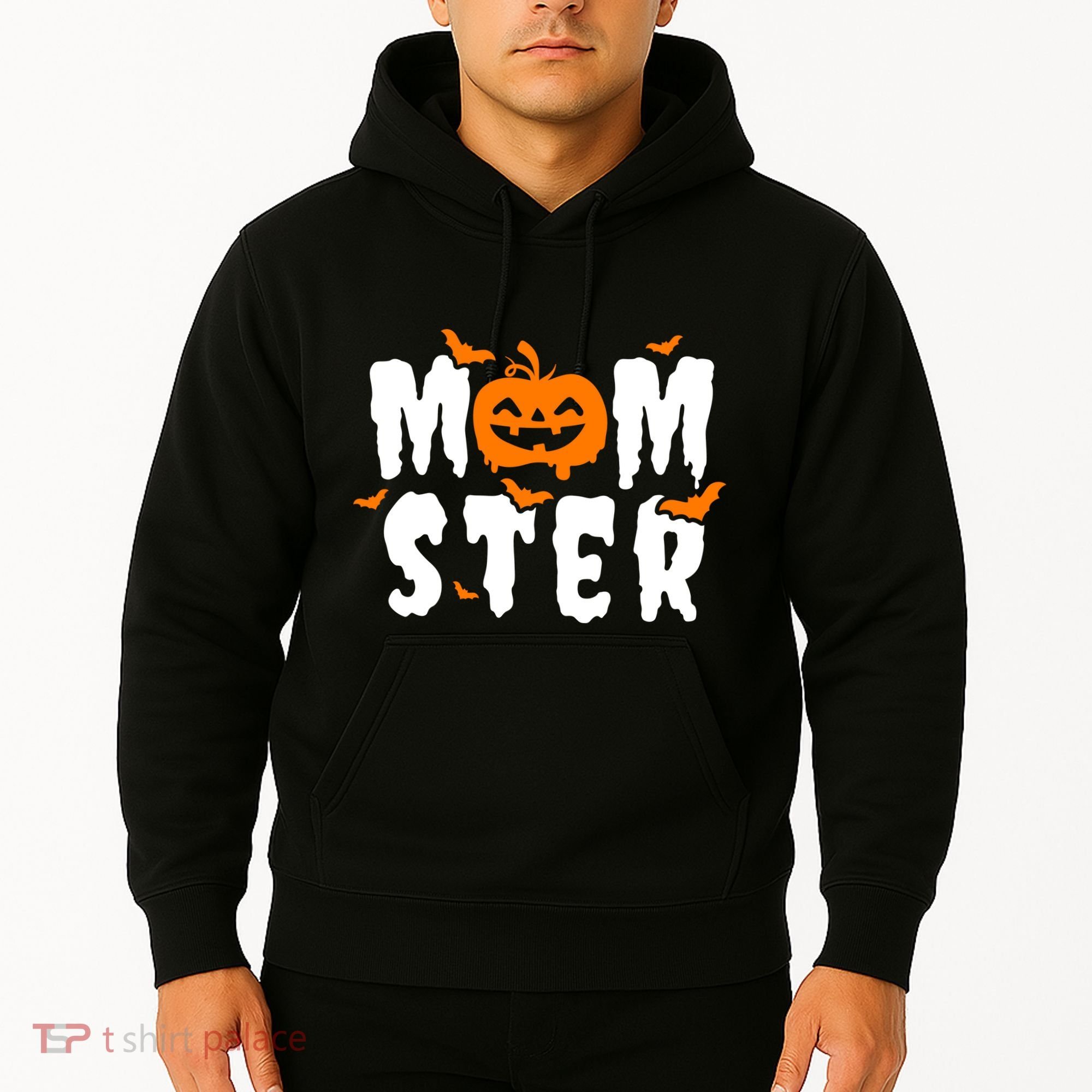 Monster Mom Halloween Pumpkin Hoodie