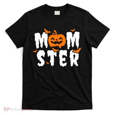 Monster Mom Halloween Pumpkin T-Shirt