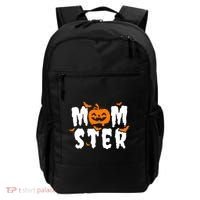 Monster Mom Halloween Pumpkin Backpack thumb 0