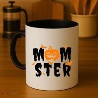 Monster Mom Halloween Pumpkin Coffee Mug thumb 4
