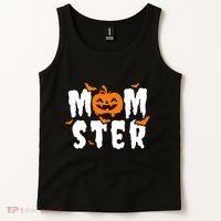 Monster Mom Halloween Pumpkin Tank Top thumb 2