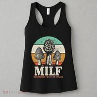 Morel Mushroom Hunting M.I.L.F. Mushrooms ID Like To Forage Women's Tank Top thumb 3