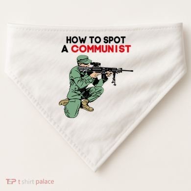 Matt Maddock How To Spot A Communist USA-Made Doggie Bandana