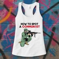 Matt Maddock How To Spot A Communist Women's Tank Top thumb 3