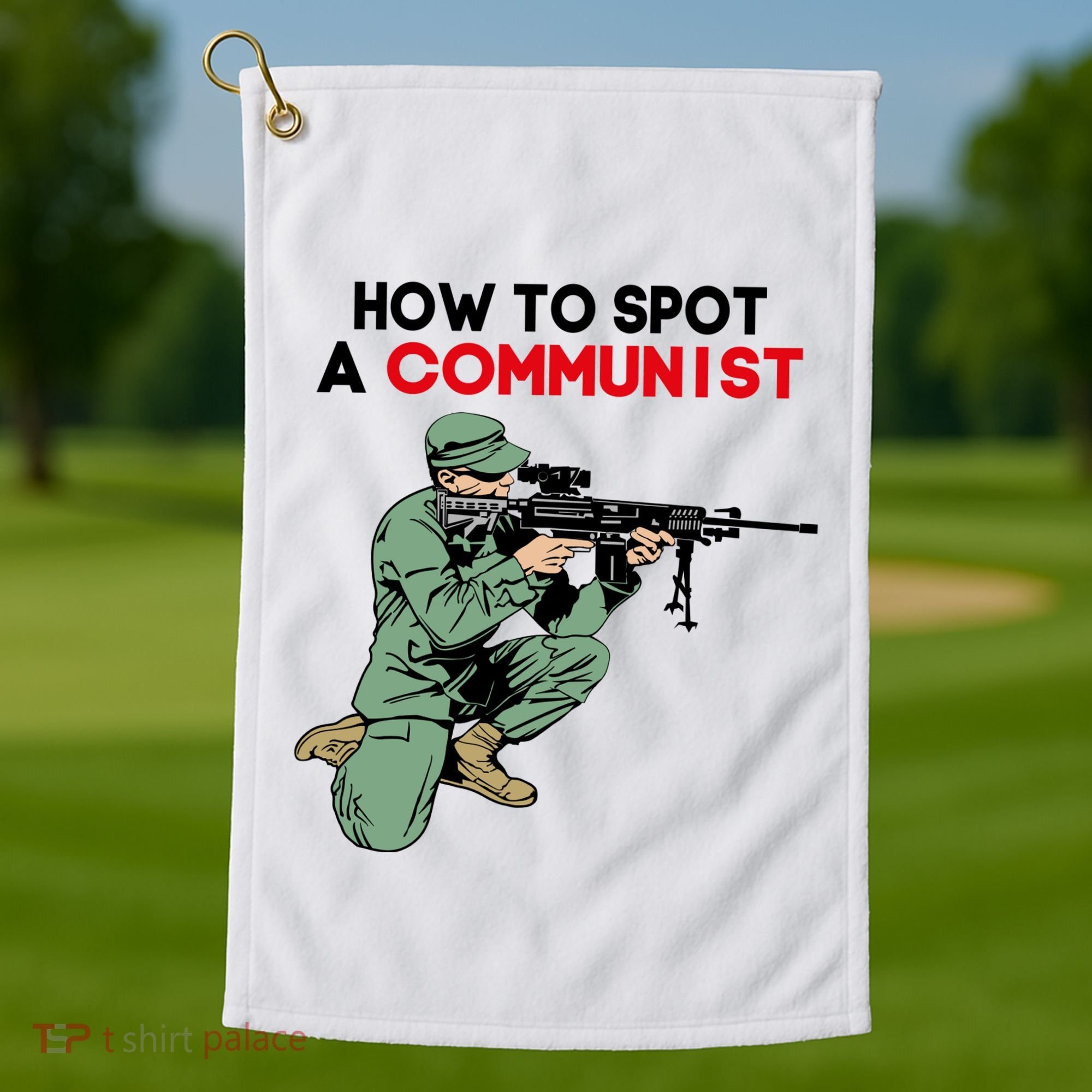 Matt Maddock How To Spot A Communist Golf Towel