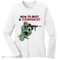 Matt Maddock How To Spot A Communist Women's Long Sleeve Shirt thumb 0