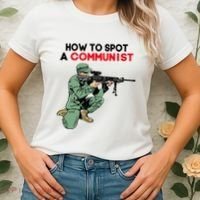 Matt Maddock How To Spot A Communist Women's T-Shirt thumb 2