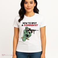 Matt Maddock How To Spot A Communist Women's T-Shirt thumb 4