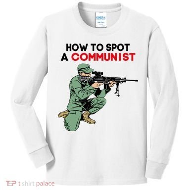 Matt Maddock How To Spot A Communist Kids Long Sleeve Shirt