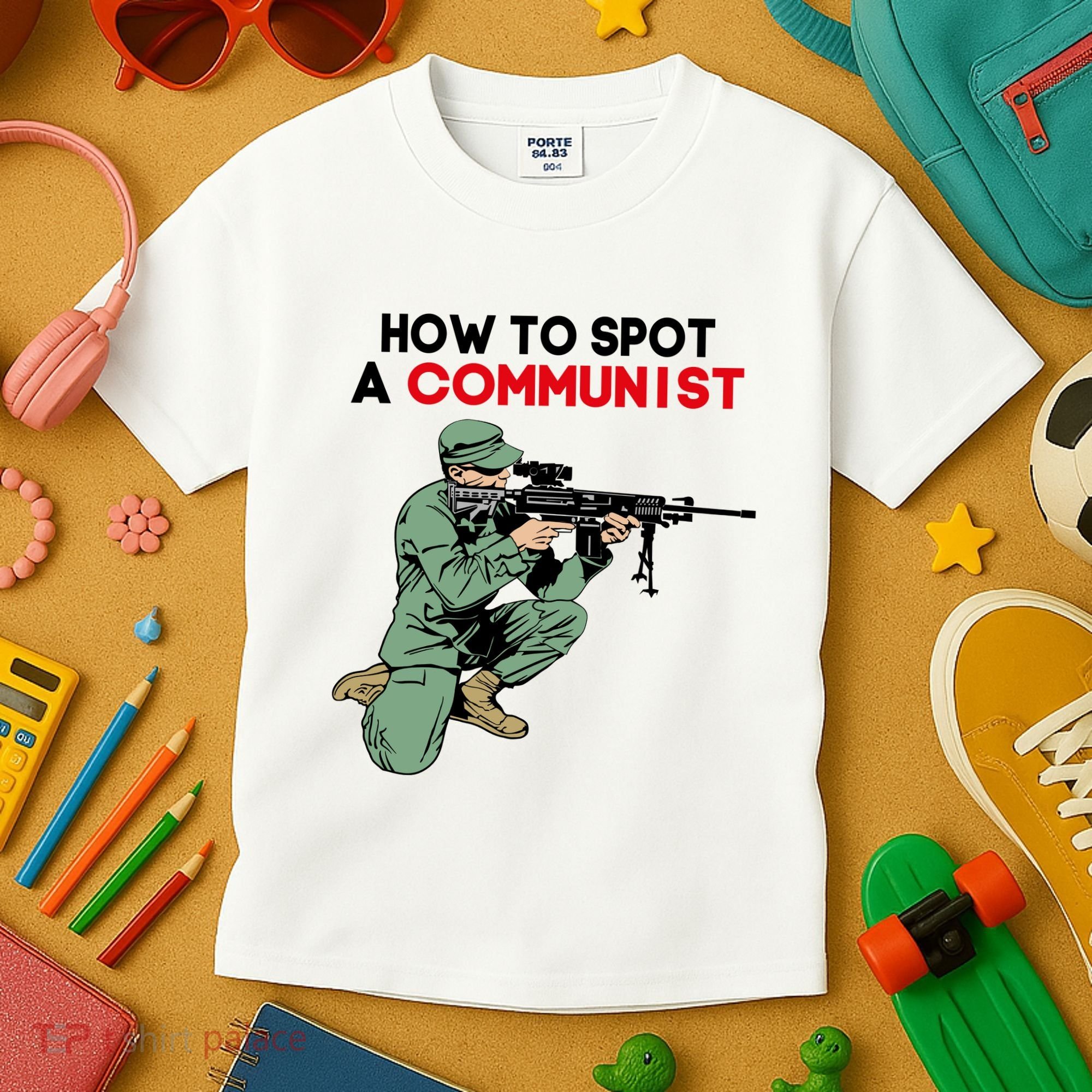 Matt Maddock How To Spot A Communist Kids T-Shirt