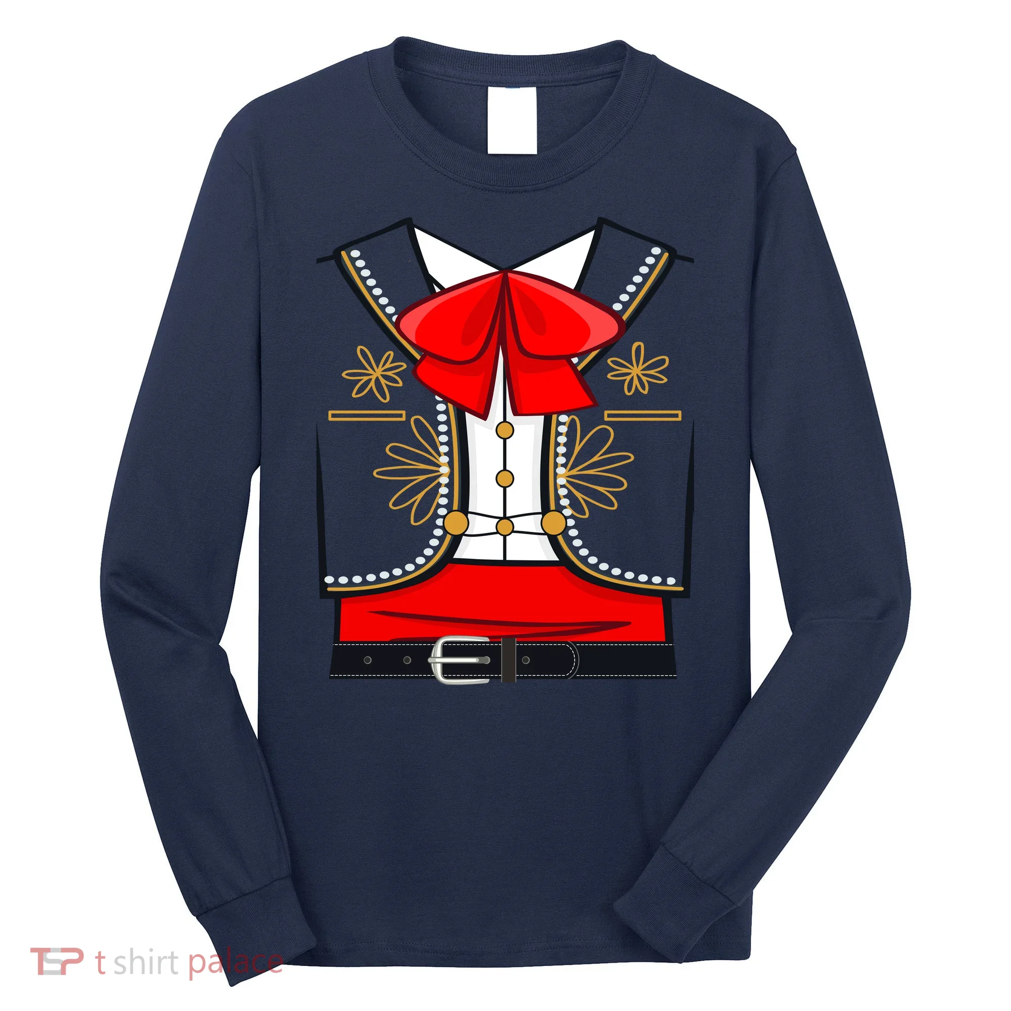 Mexican Mariachi Halloween Costume Long Sleeve Shirt