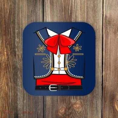 Mexican Mariachi Halloween Costume Coaster