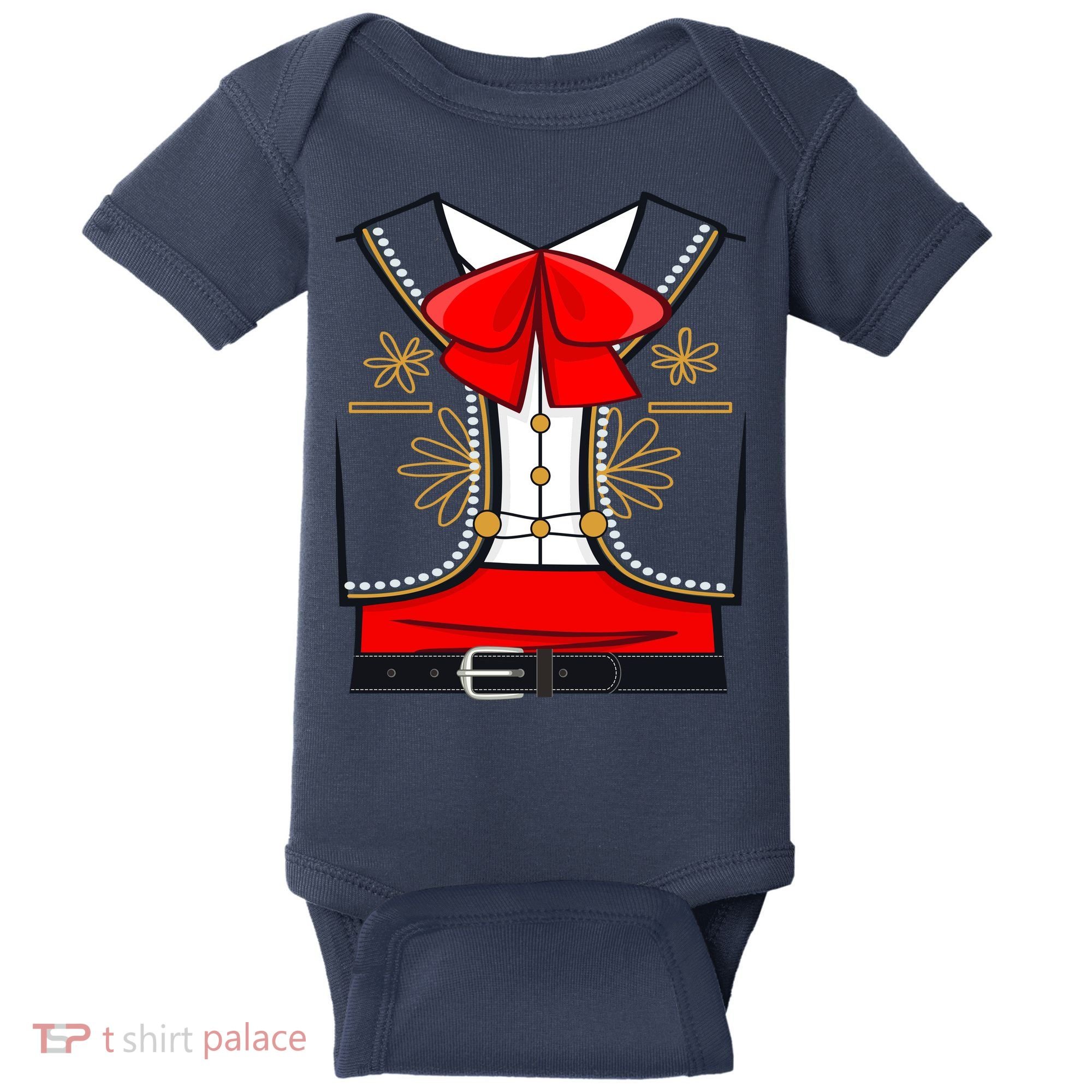Mexican Mariachi Halloween Costume Baby Bodysuit