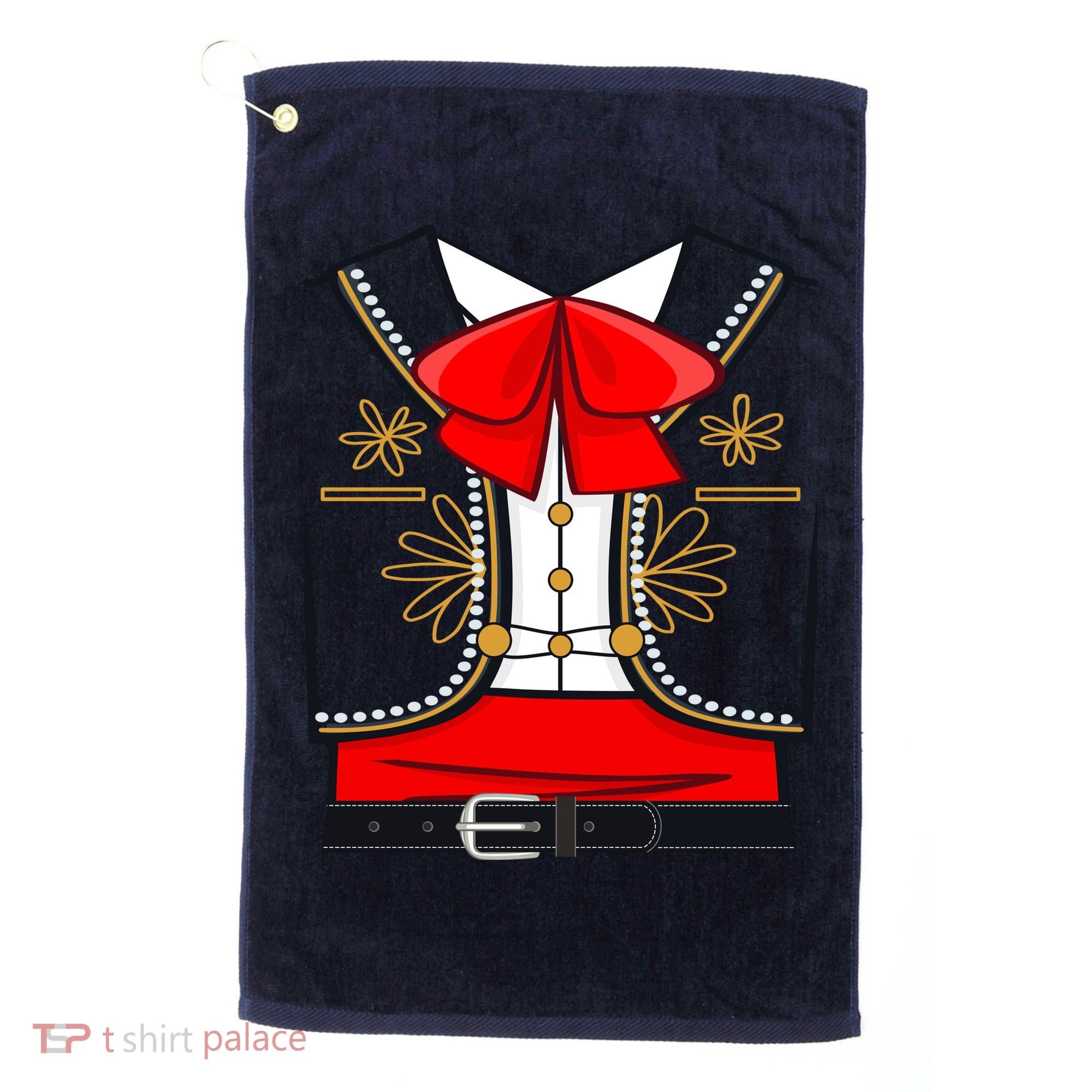 Mexican Mariachi Halloween Costume Golf Towel