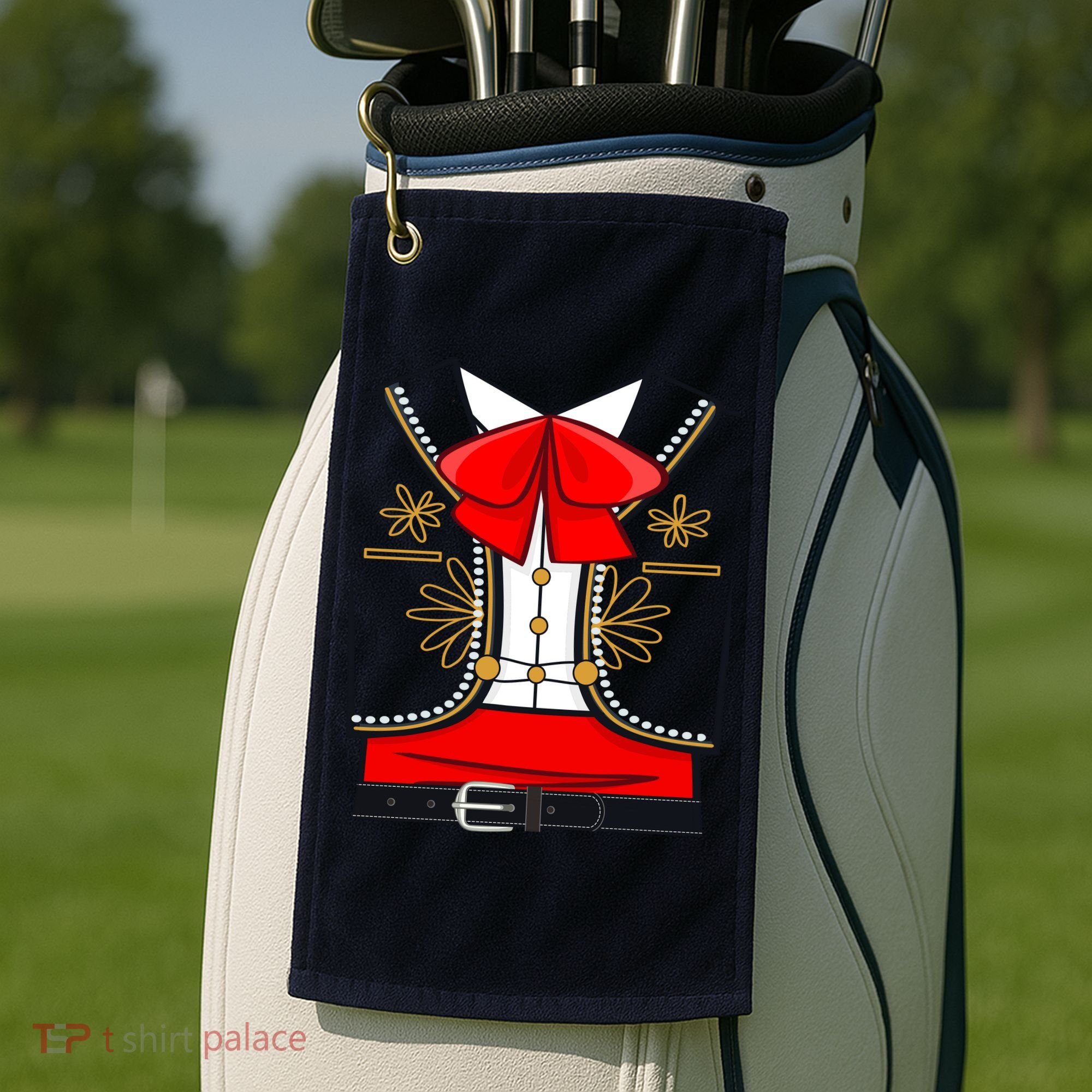 Mexican Mariachi Halloween Costume Golf Towel