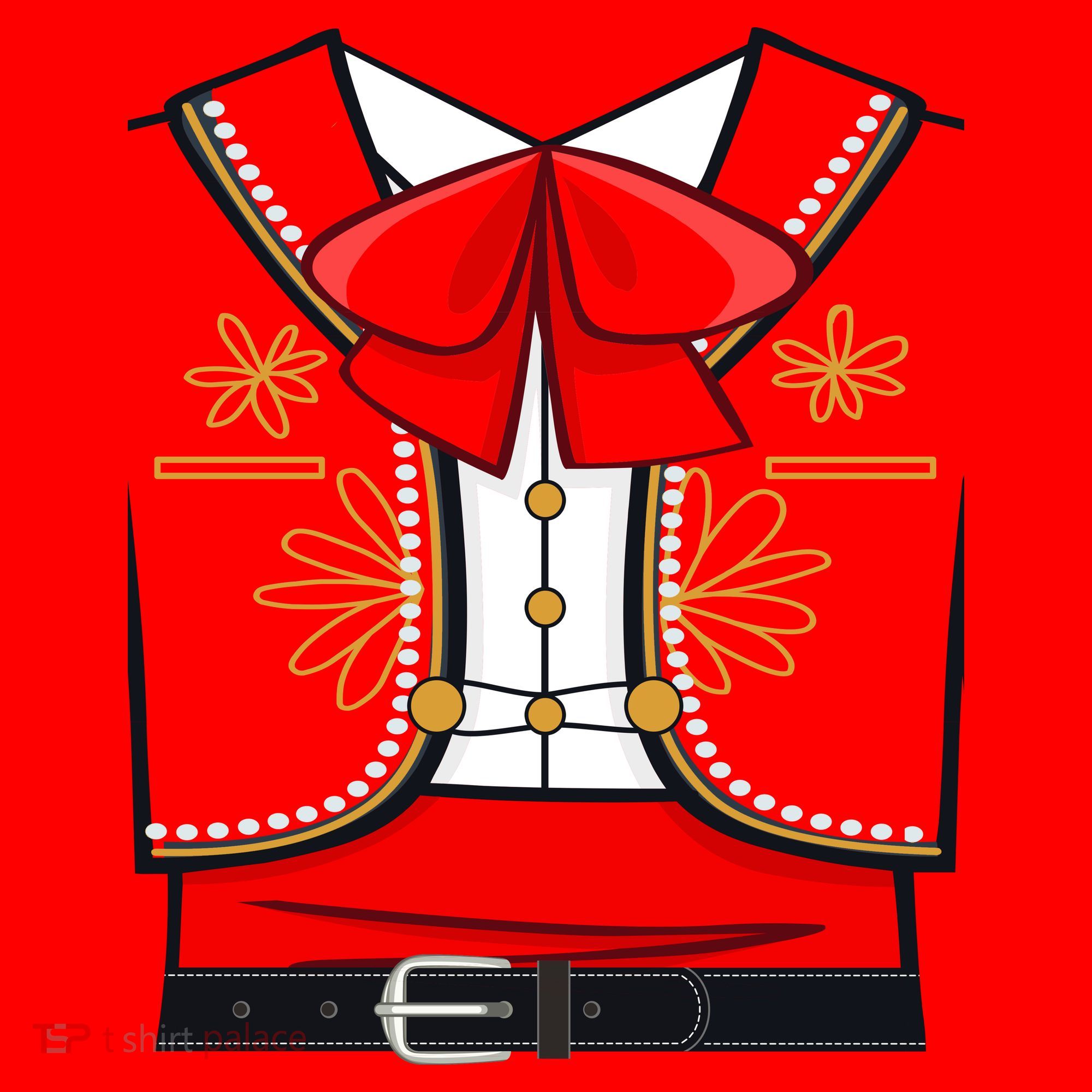 Mexican Mariachi Halloween Costume Santa Hat