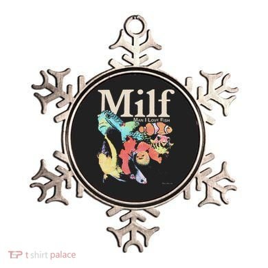 Milf Man I Love Fish Ornament