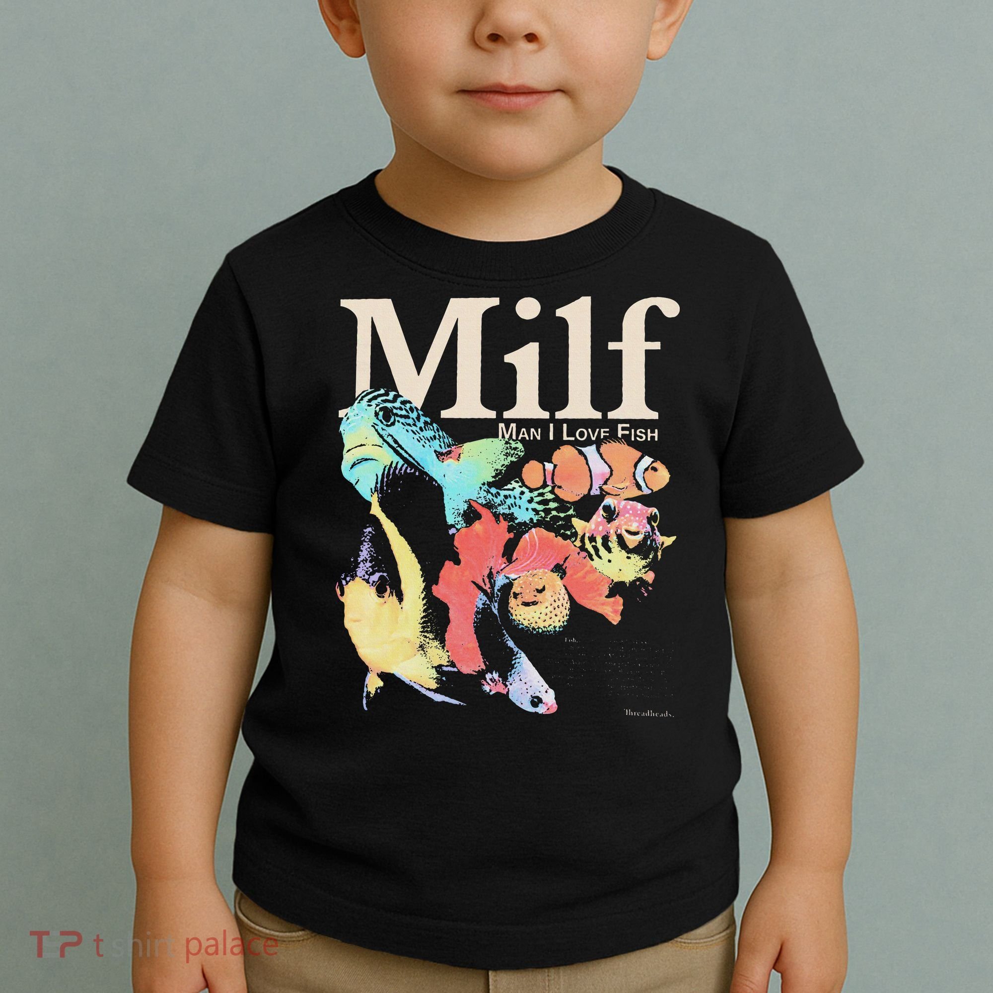 Milf Man I Love Fish Toddler T-Shirt